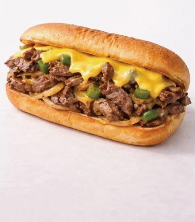 PHILLY CHEESE STEAK ON HOGIE BREAD